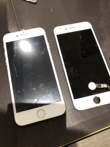 iPhone8画面交換＆ホームボタン交換完了