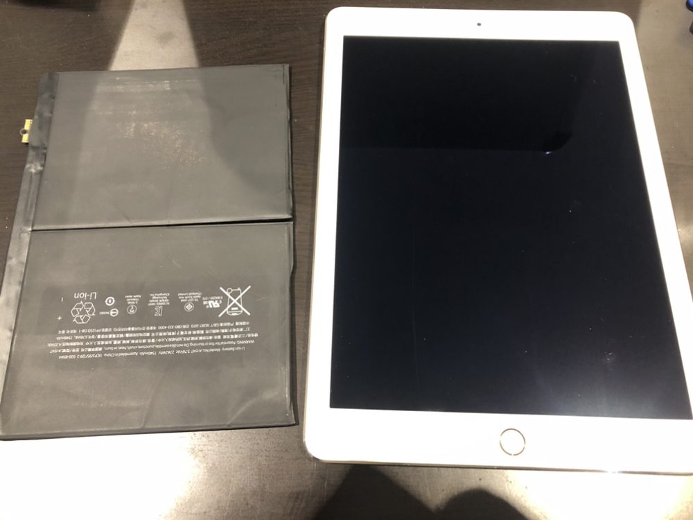 iPad Air 2 バッテリー交換【男鹿市よりのご来店】