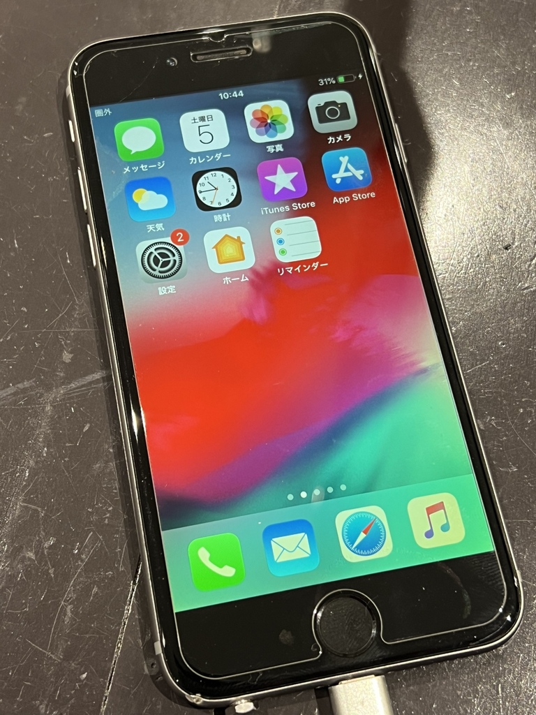 iPhone6　画面浮き直りました