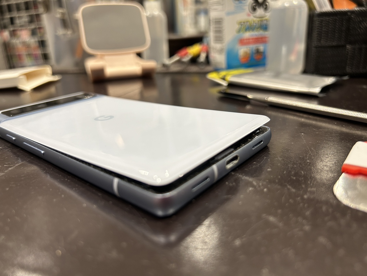 Google pixel 7a バッテリー交換【秋田市広面からのご来店】
