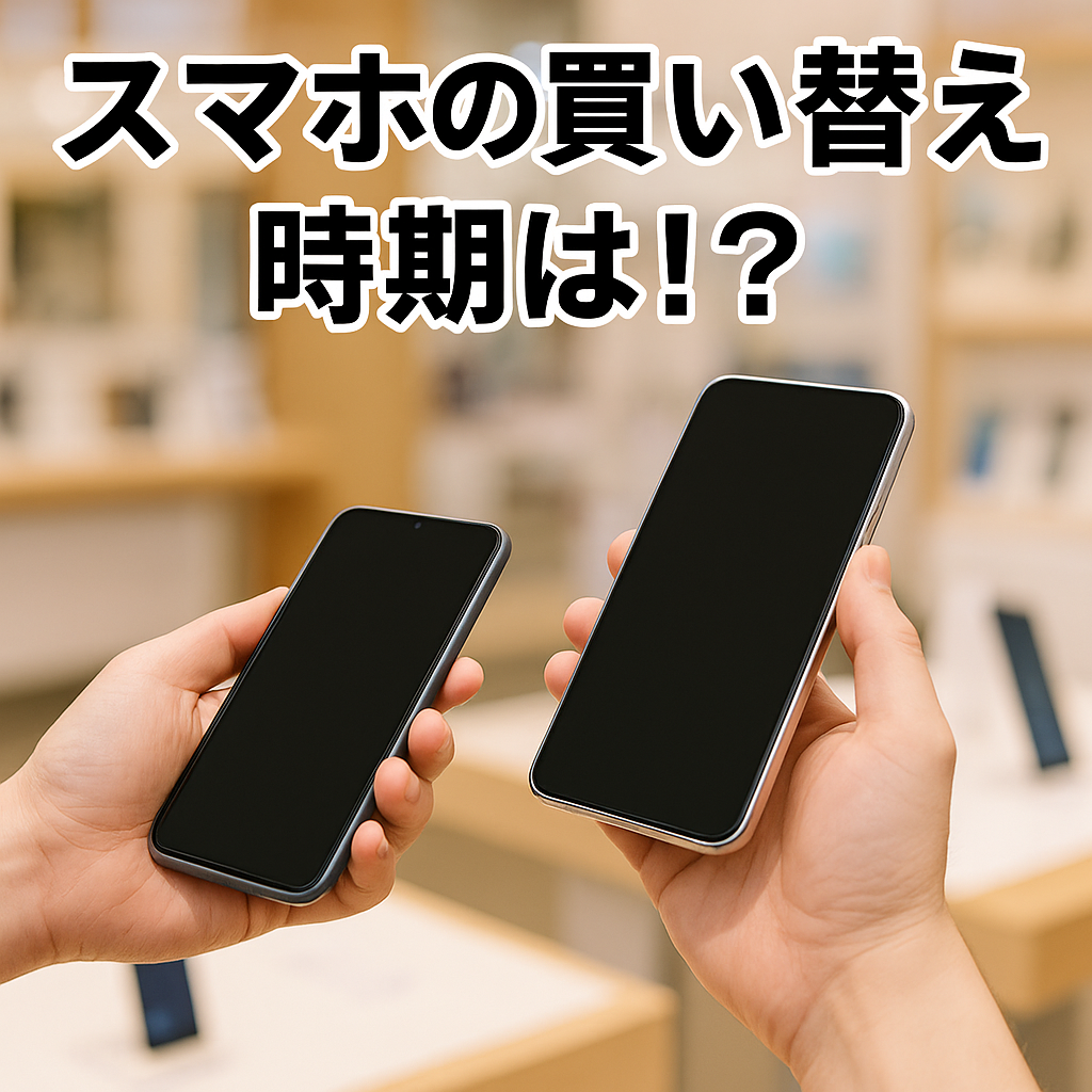 スマホを買い替えるタイミングはいつ！？