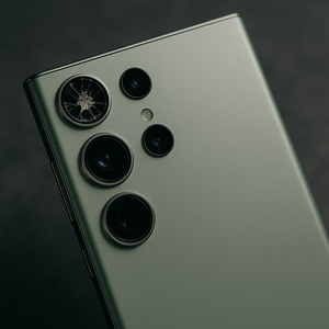 カメラレンズ破損