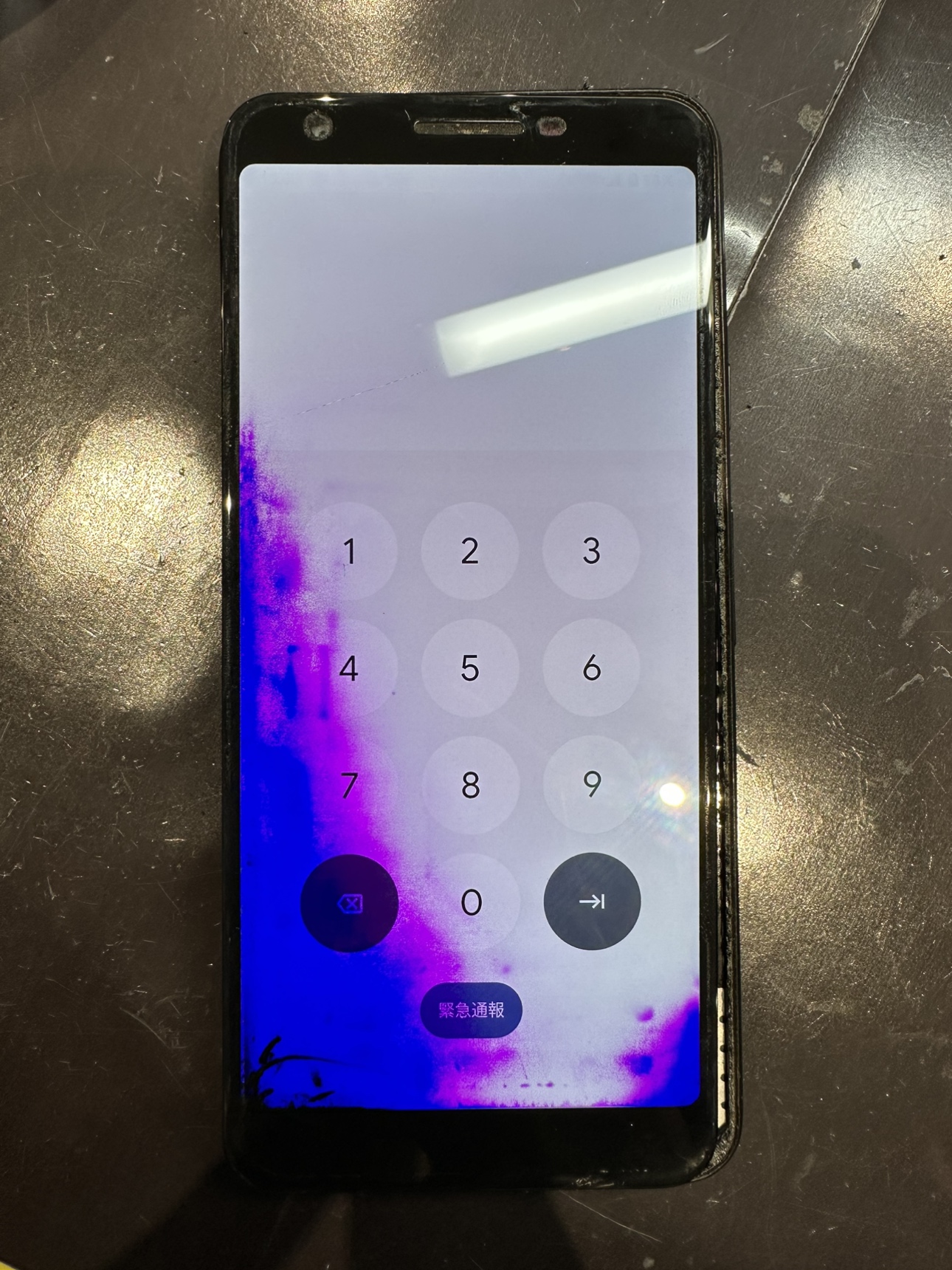 仕事で使うPixel 3aの画面が真っ黒に…画面交換修理で即日復活💪【秋田県潟上市からのご来店】