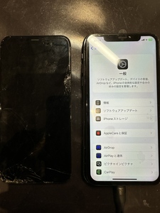 画面交換修理完了