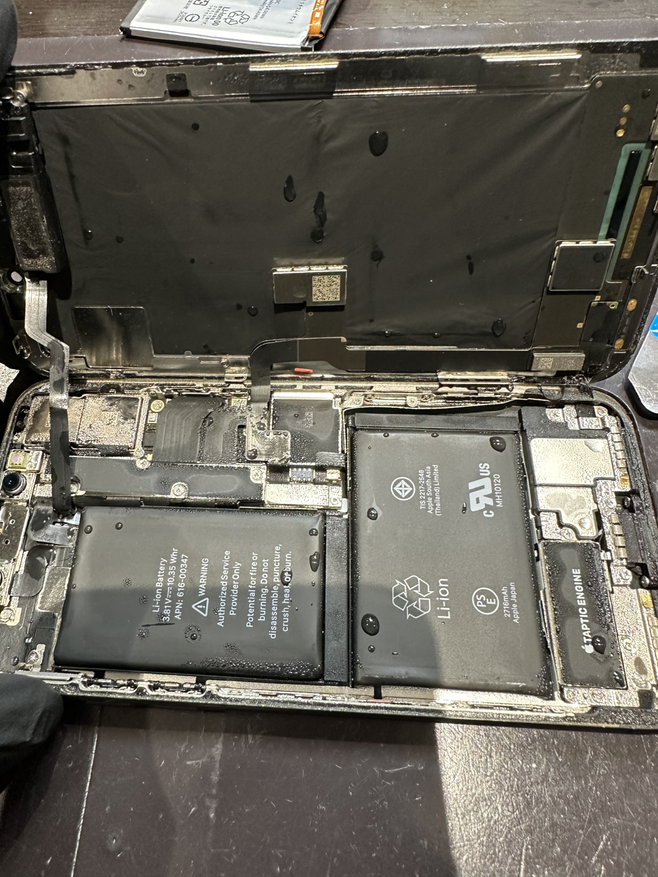 海に落としたiPhoneXを救出！水没復旧＆画面＋バッテリー交換修理【11/3まで半額キャンペーン開催中】【秋田】