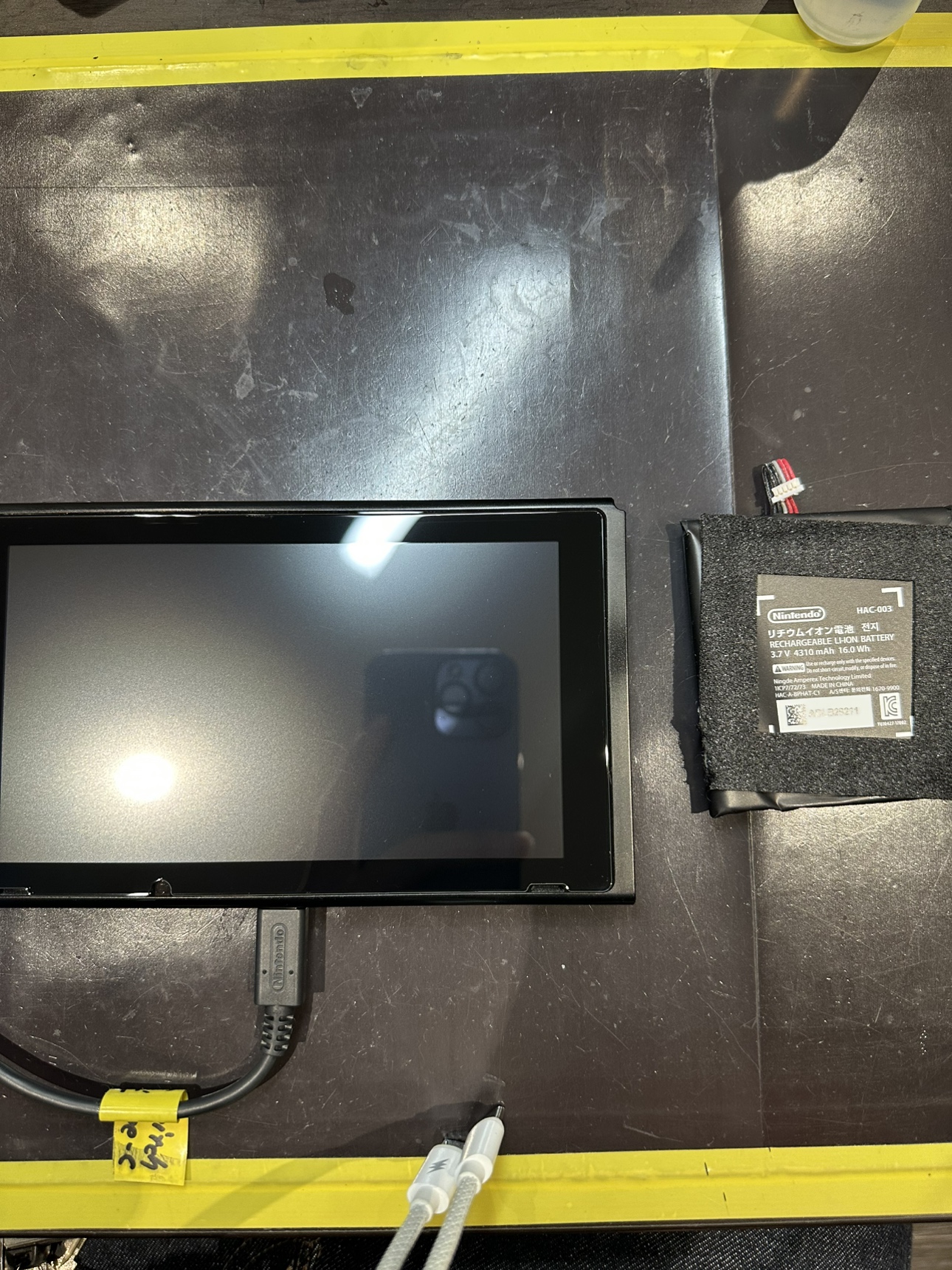 Switchの充電が溜まらないトラブル、バッテリー交換で復活！【由利本荘市からのご来店】