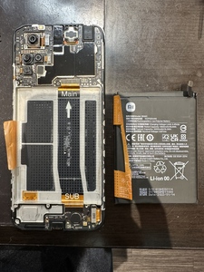 バッテリー取り外した写真