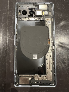 プレートを取り外して新しいバッテリーを取り付けます。