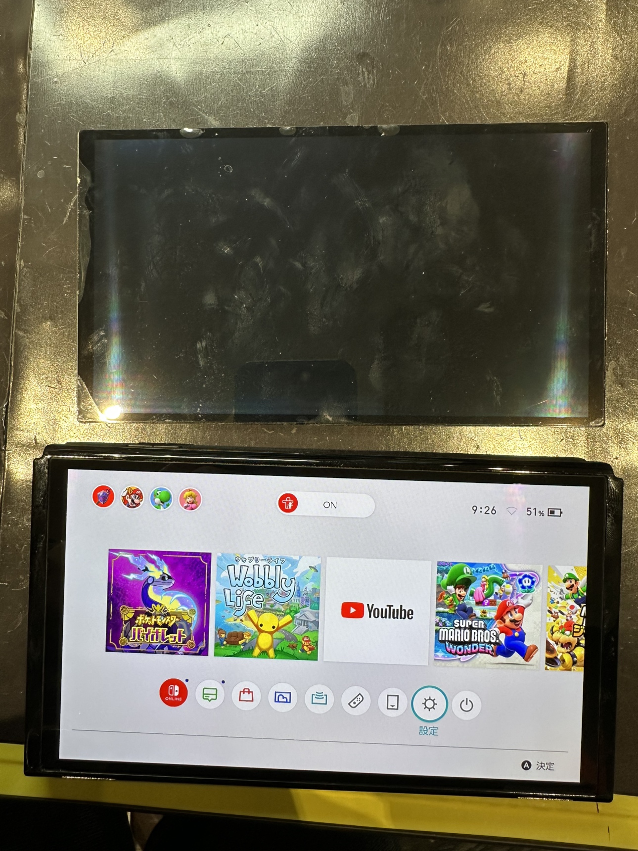 テレビでは映るのに本体は真っ暗…そのSwitch、有機EL画面が原因かも？【由利本荘市からのご来店】