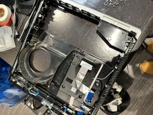 冷却ファン取り外し