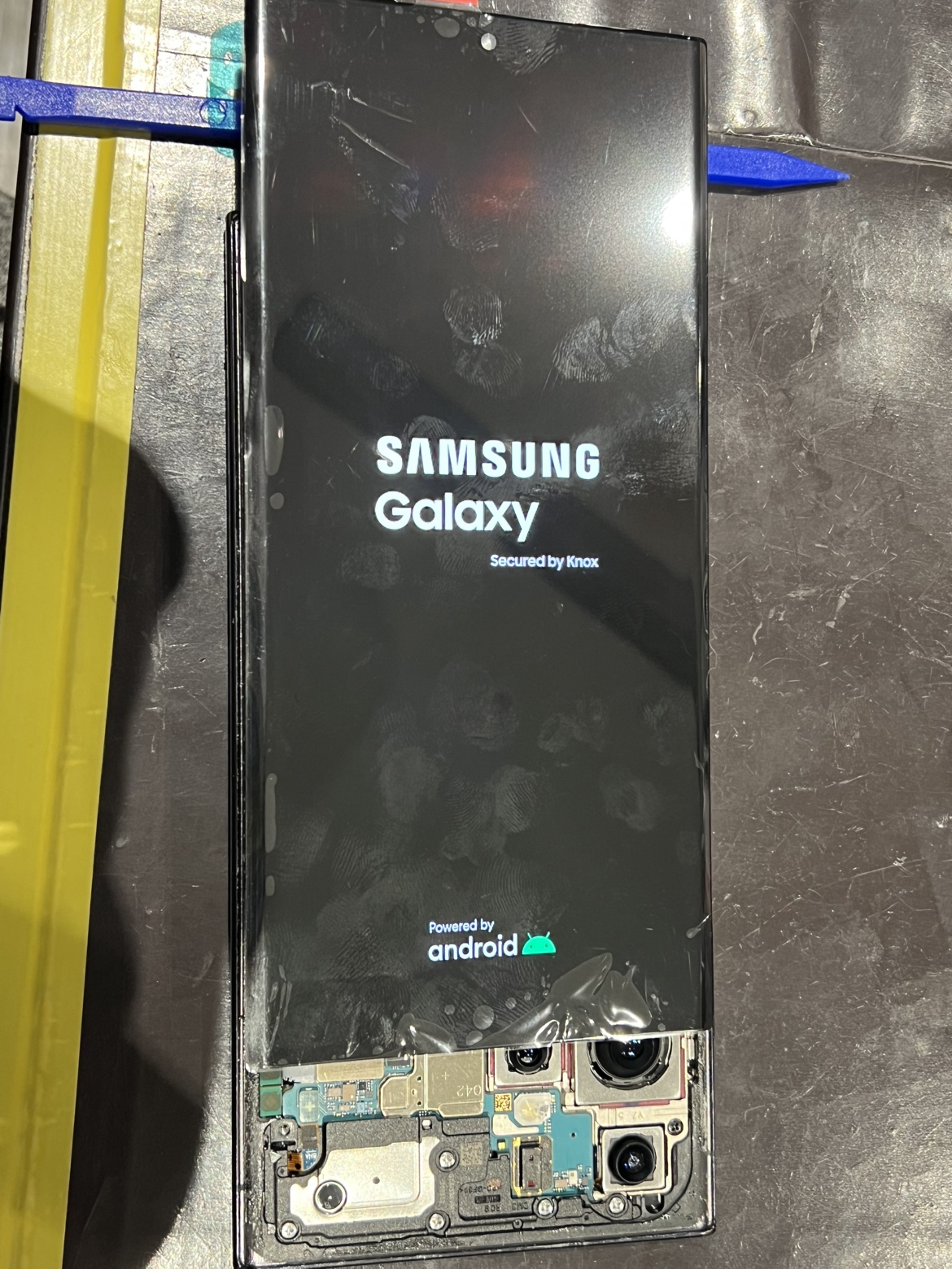 「え、これで!?」軽い落下でも即死亡…😱Galaxy S23 Ultra 画面交換📵【秋田県潟上市からのご来店】