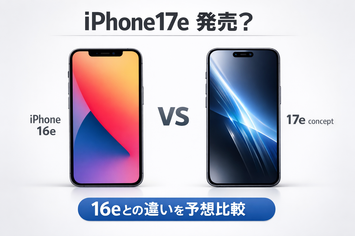 【2026年予想】iPhone17e発売？買い替えるならなにを選ぶ？